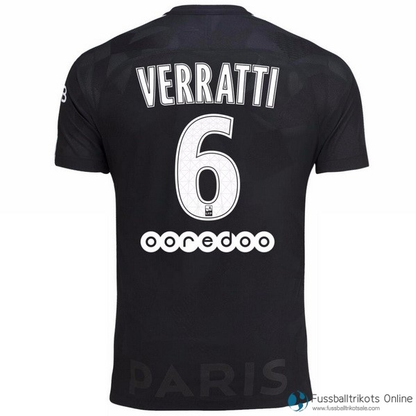 Paris Saint Germain Trikot Ausweich Verratti 2017-18 Fussballtrikots Günstig